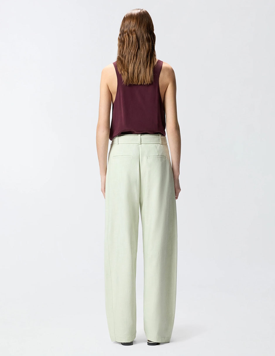 Pantalón relaxed straight para mujer 2
