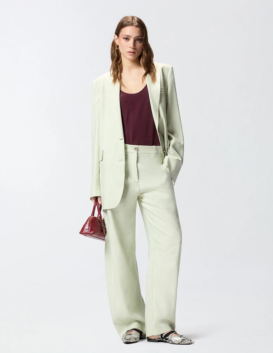 Pantalón relaxed straight para mujer 3