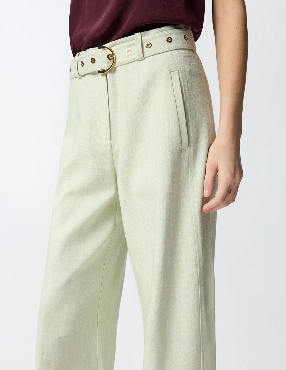 Pantalón relaxed straight para mujer 4