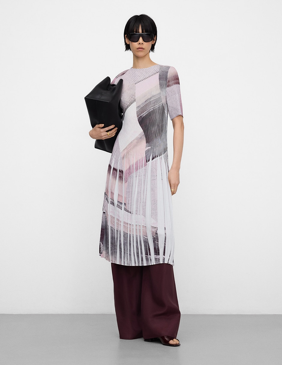 Vestido midi casual para mujer Vestido midi casual para mujer