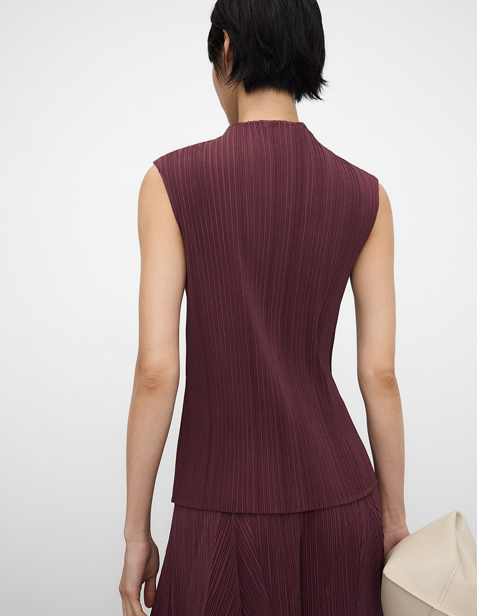 Blusa sin manga para mujer 5