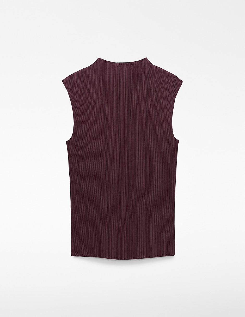 Blusa sin manga para mujer 7