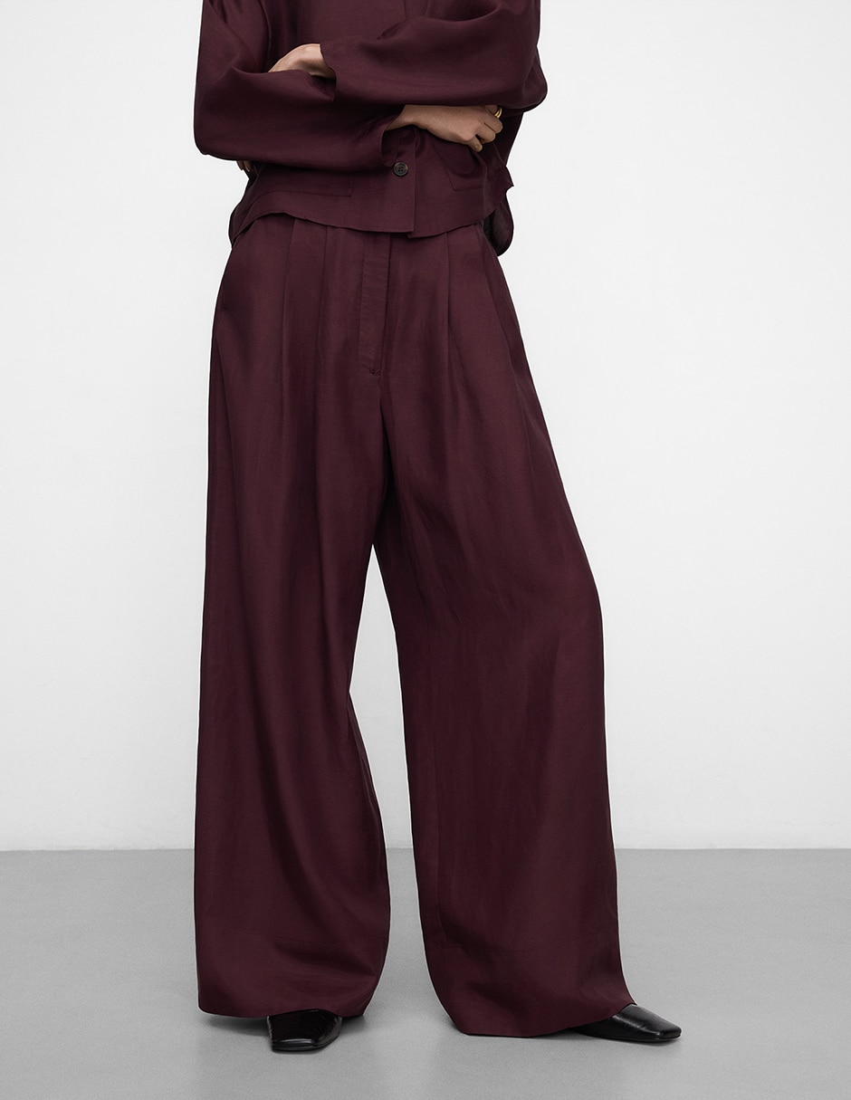 Pantalón wide leg para mujer