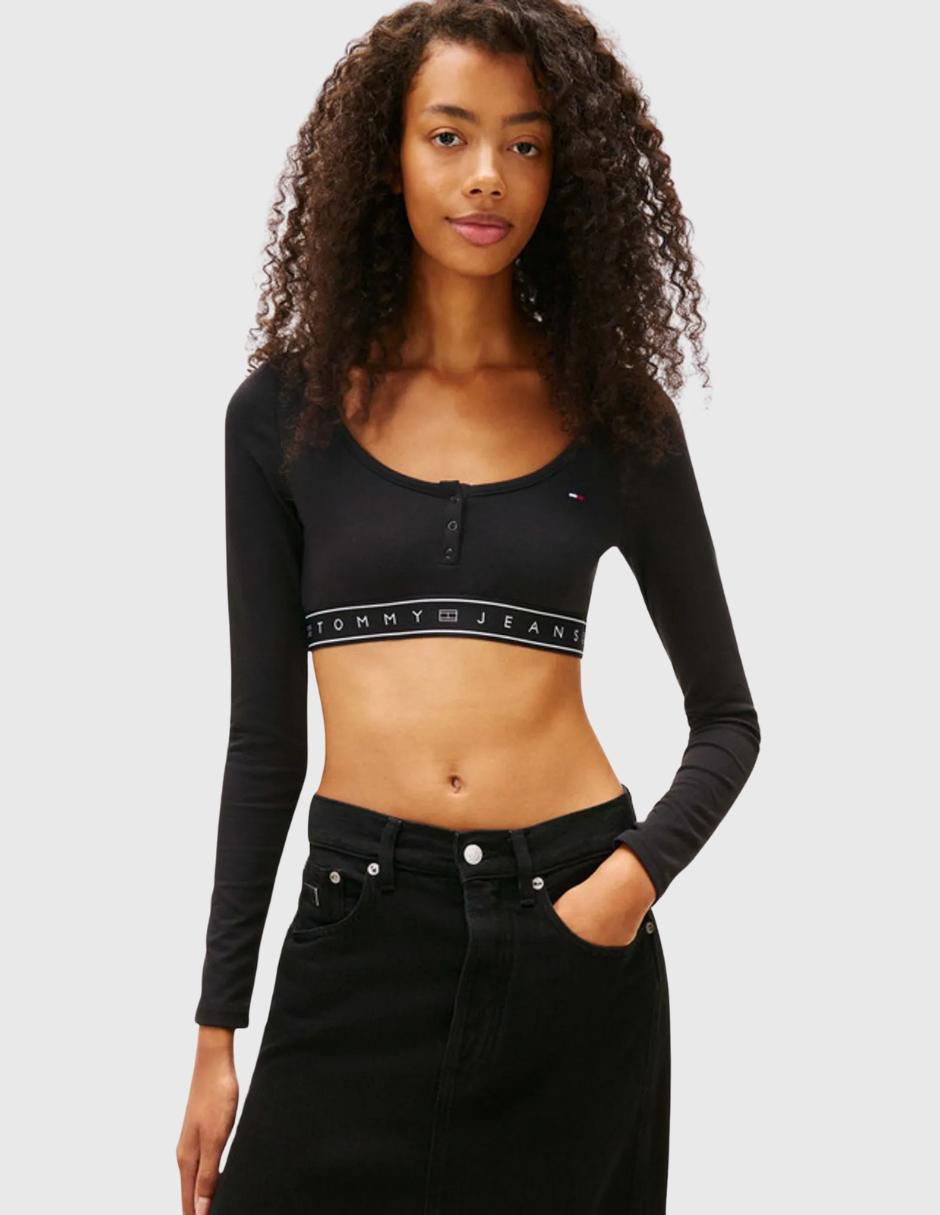 Playera manga larga para mujer