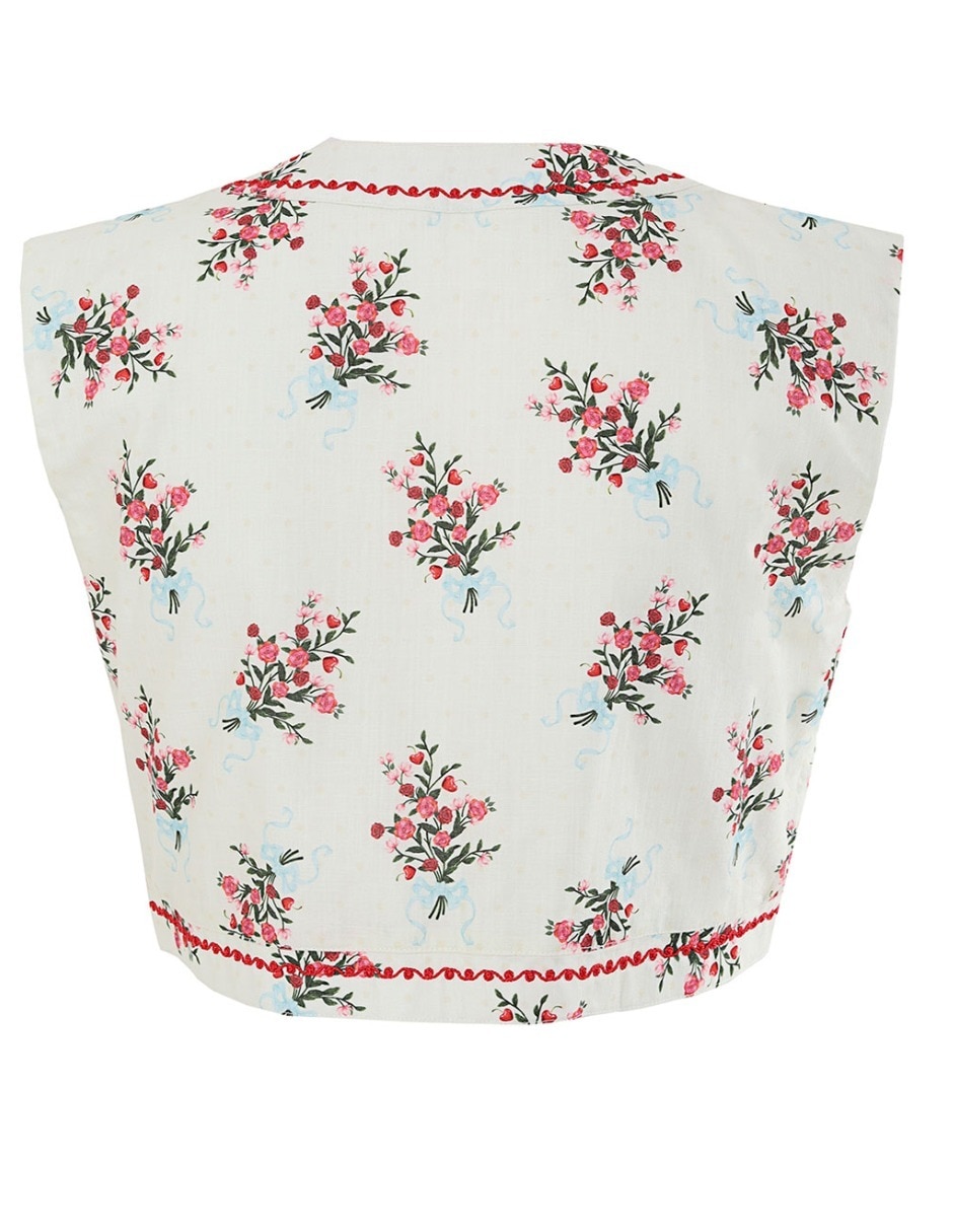 Blusa sin manga para mujer 4