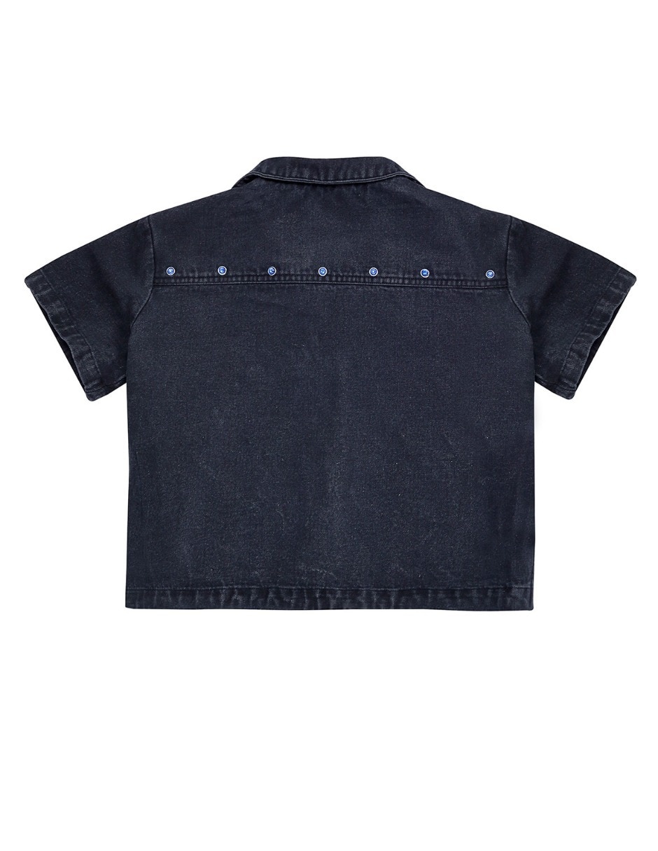 Blusa manga corta para mujer 4