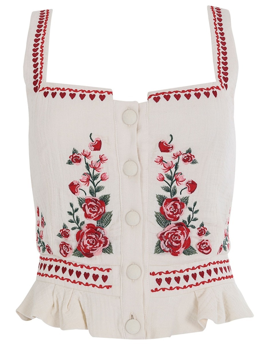 Blusa sin manga para mujer 2