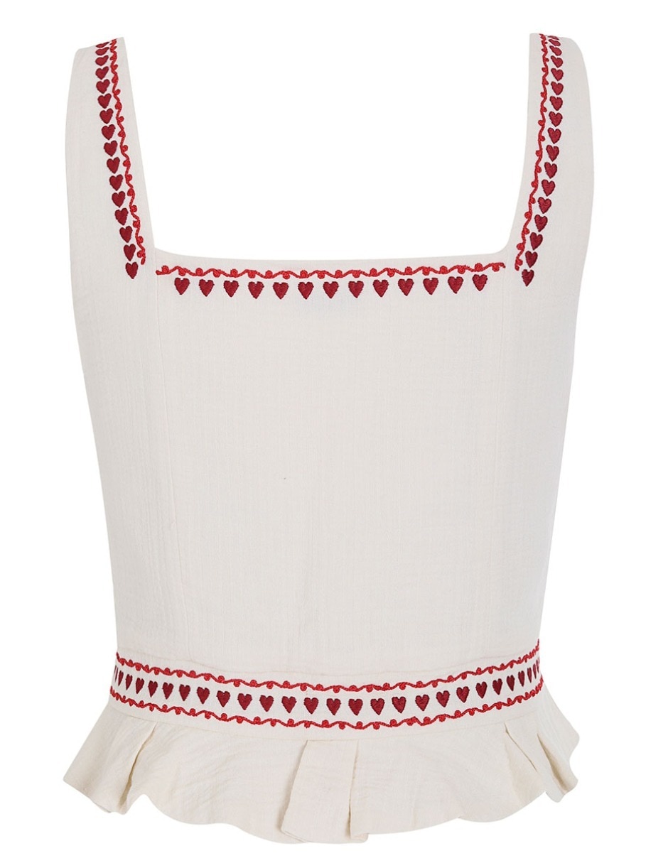 Blusa sin manga para mujer 4