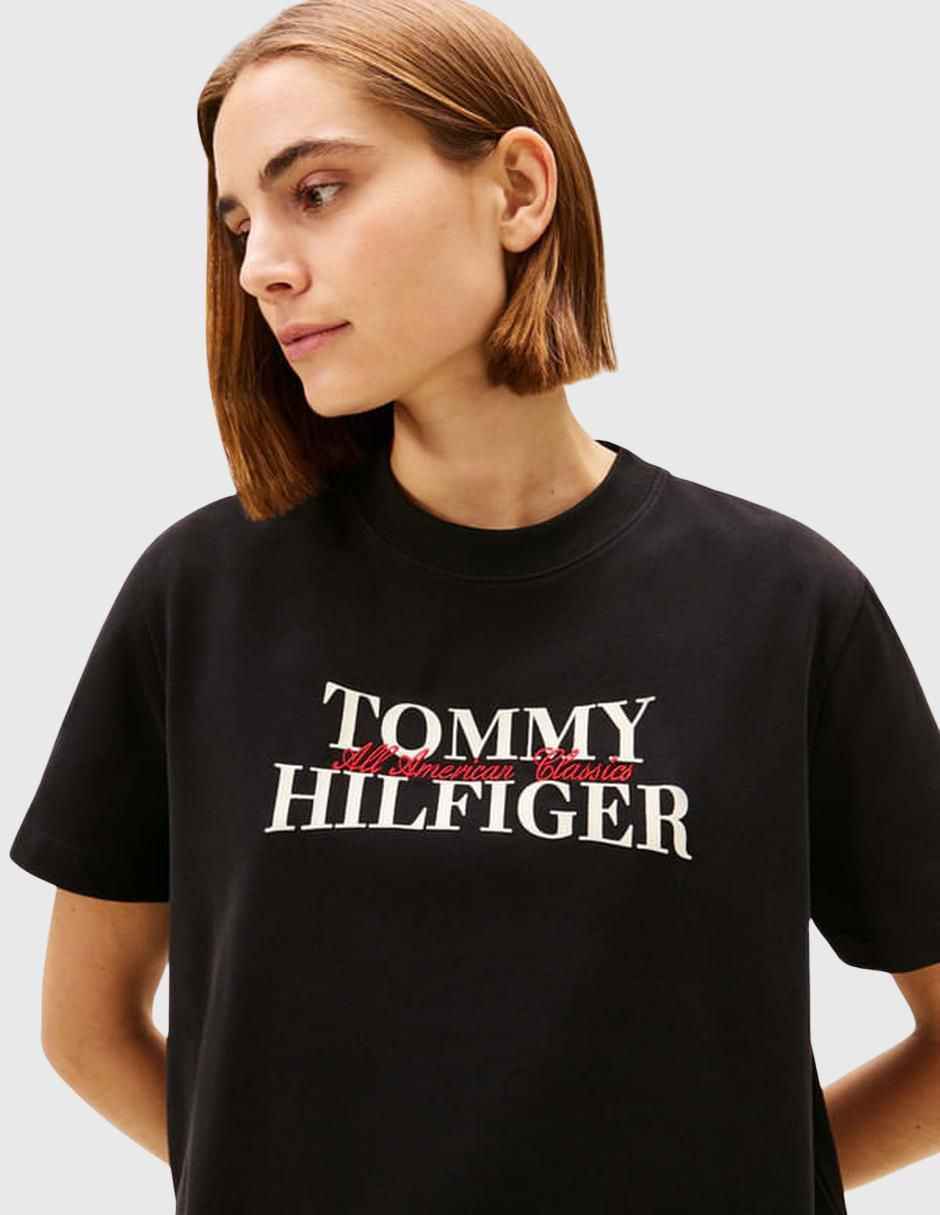 Playera manga corta cuello redondo para mujer 4