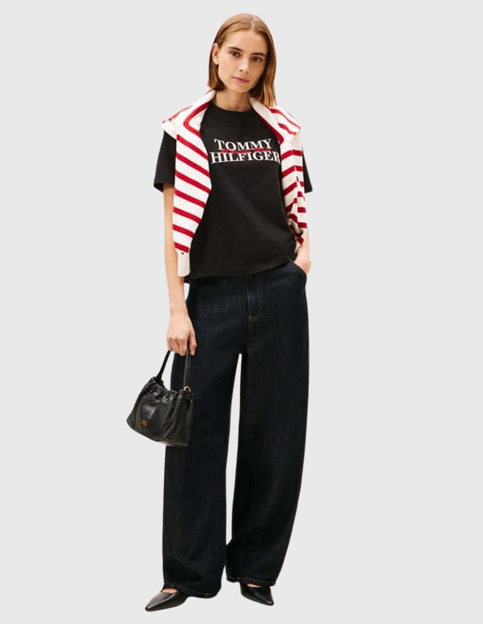 Playera manga corta cuello redondo para mujer 5