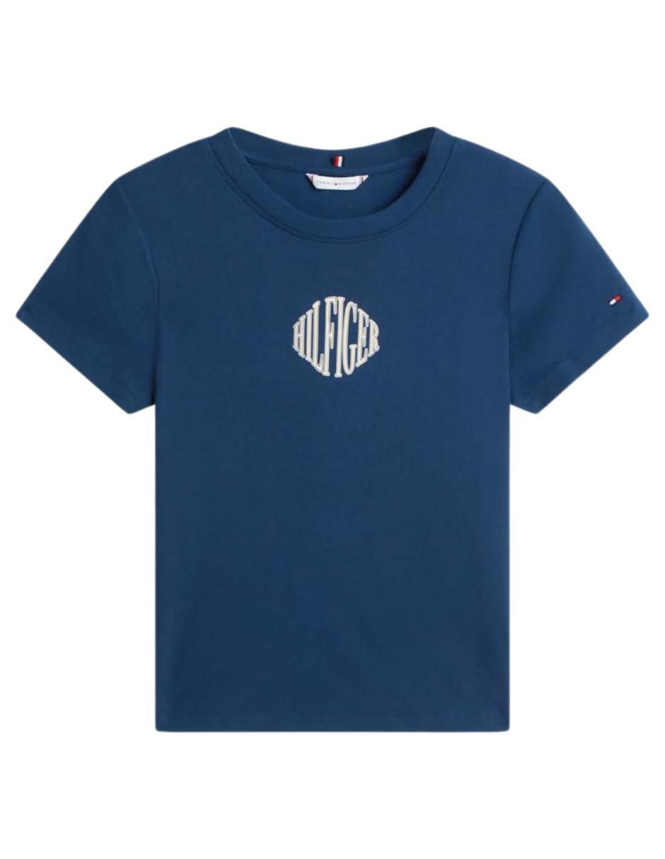 Playera manga corta cuello redondo para mujer 5