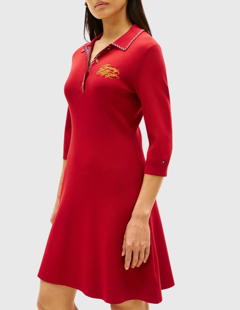 Vestido arriba rodilla casual para mujer 3