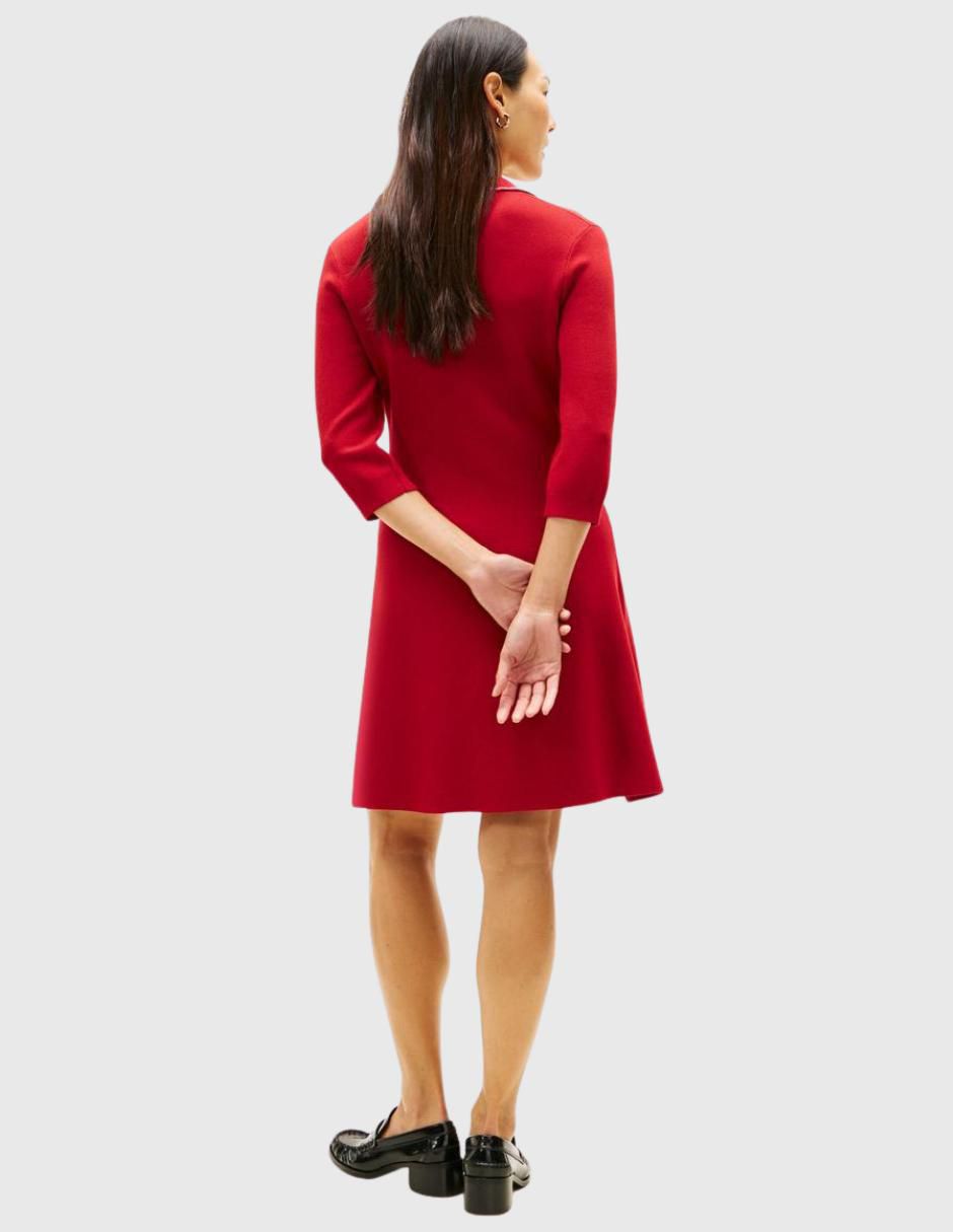 Vestido arriba rodilla casual para mujer 4