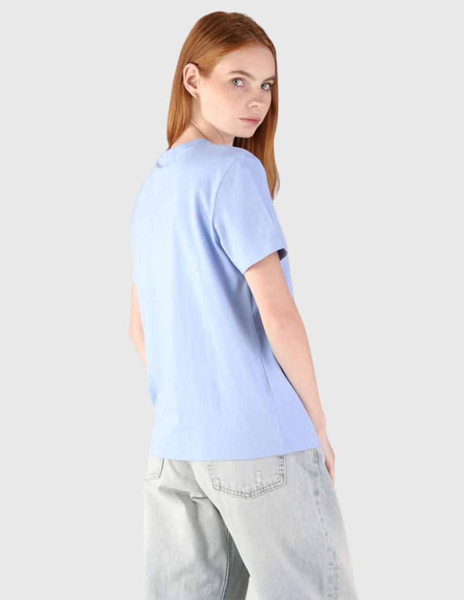 Playera manga corta cuello redondo para mujer 4