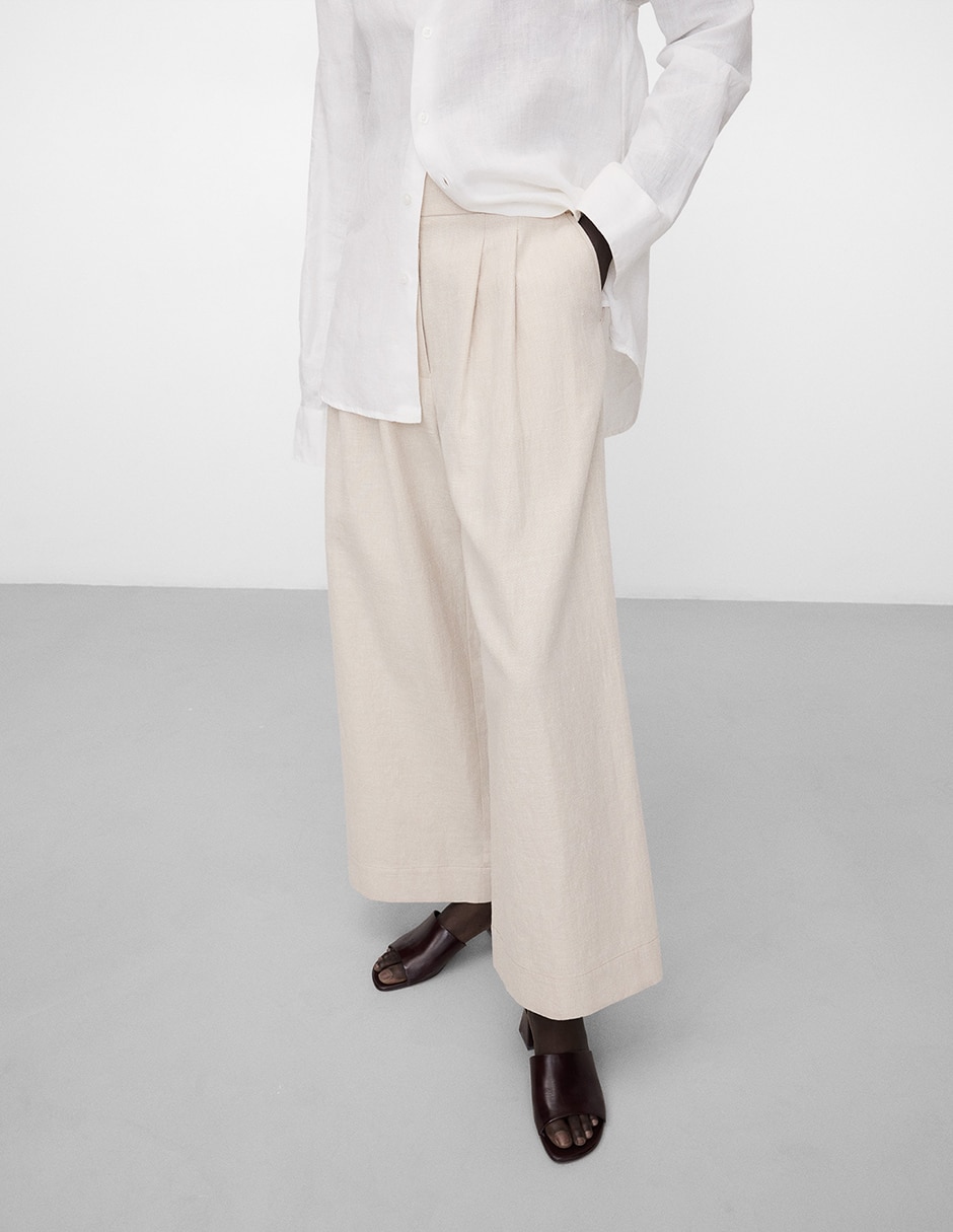 Pantalón recto para mujer