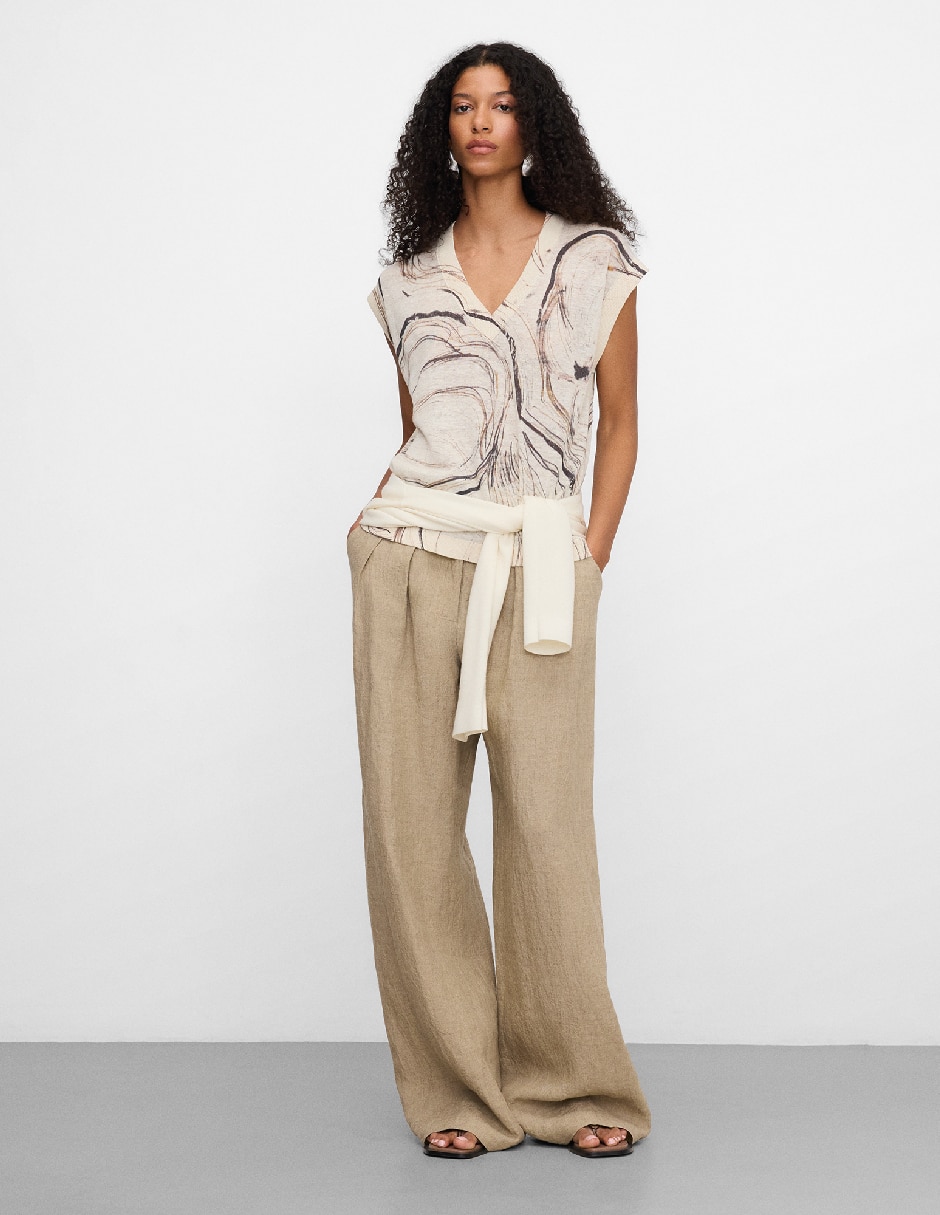 Blusa manga corta para mujer 2