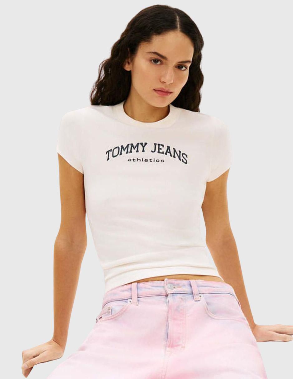 Playera manga corta cuello redondo para mujer 4