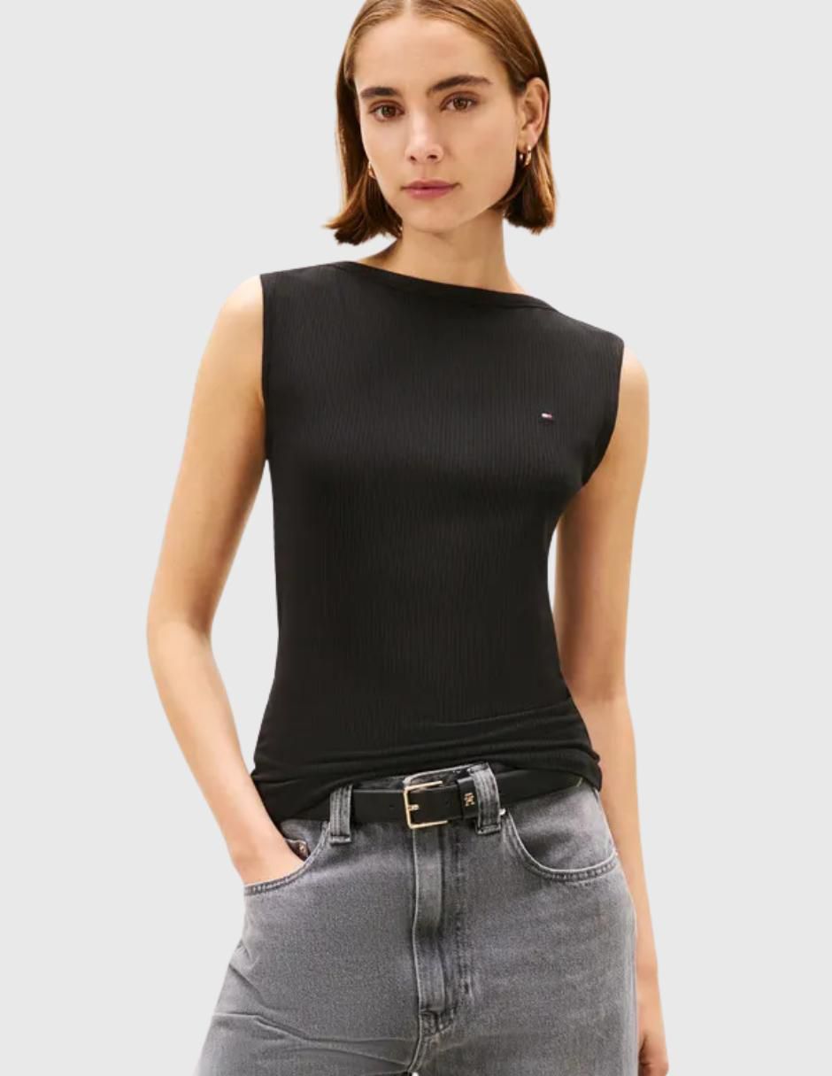 Playera cuello redondo para mujer