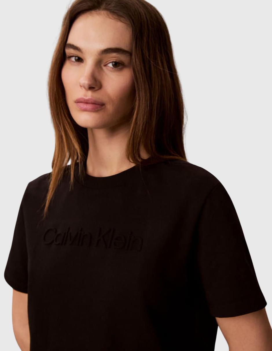 Playera manga corta cuello redondo para mujer 4