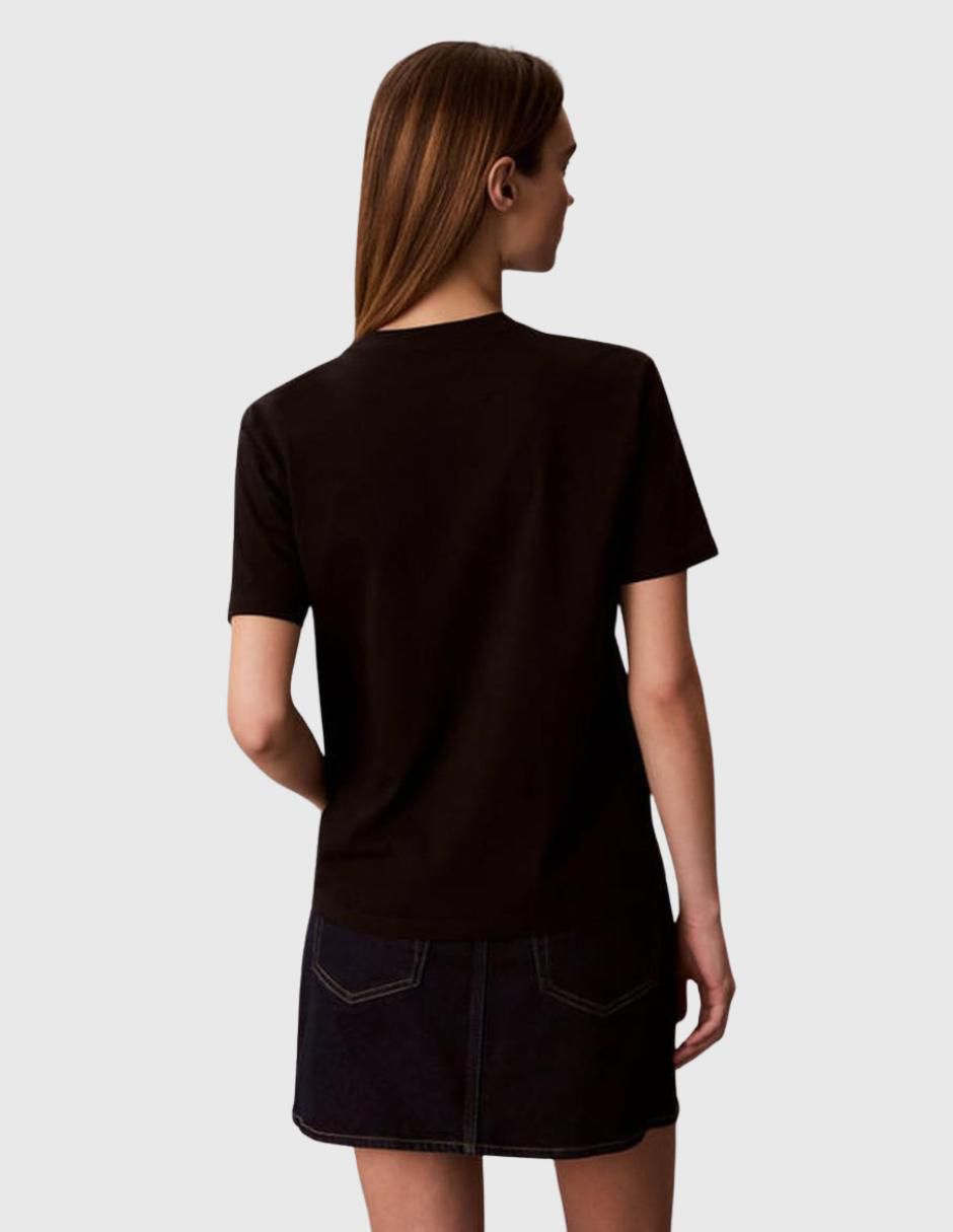 Playera manga corta cuello redondo para mujer 5
